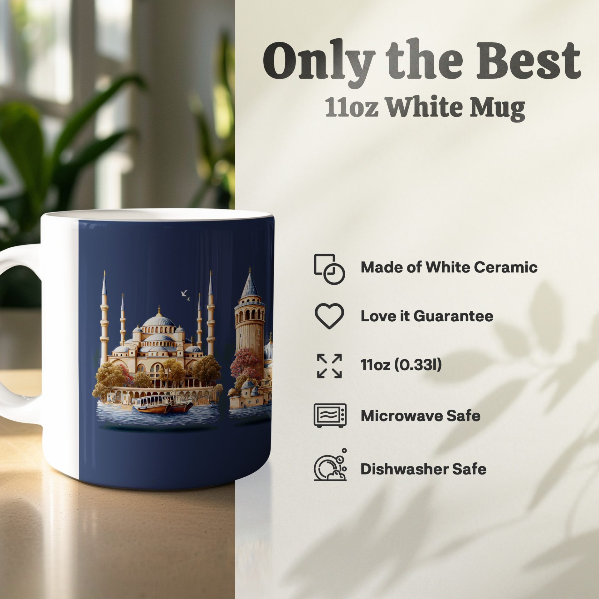 Scenic World Landmark Travel Destinations on Water Mugs - Image 6