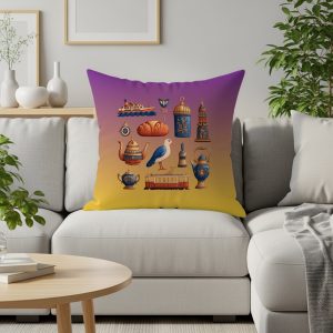 Istanbul Voyage Artistic Design Unique Decor Pillows & Pillow Cases