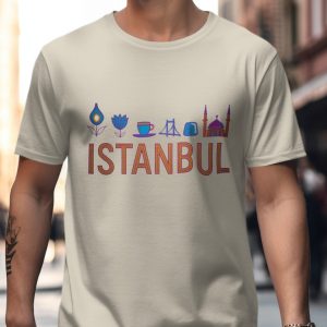 Istanbul Icons Travel Destination Design for Culture Fans T-Shirts