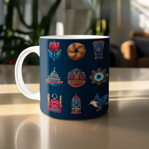 Assorted Building Bird Art Design Theme Print Premium Mugs