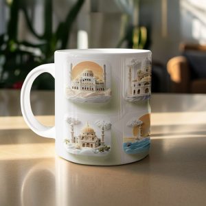 Architectural Wonders Travel Destinations Scene Design Mugs
