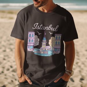 Istanbul Cityscape Graphic Travel Souvenir Design T-Shirts