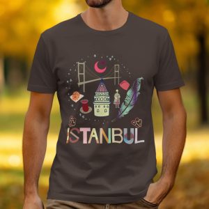 Istanbul Landmark Memories Souvenir Graphic Design T-Shirts