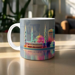 Reflected Architectural Rendering In Dreamy Colors Mugs