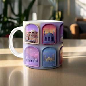 Islamic Architectural Buildings Beautiful Renderings Mugs