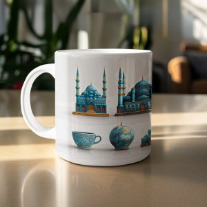 Islamic Architecture Inspired Design Creative Art Mugs