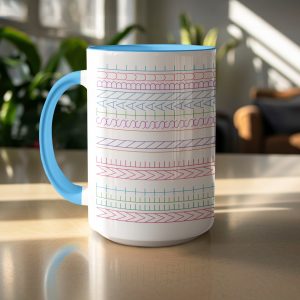 Geometric Patterns Lines Illustrations Abstract Graphic Mugs