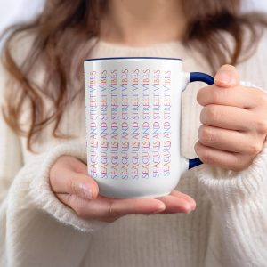 Seagulls AND Street Vibes Graphic All Over Print Mugs