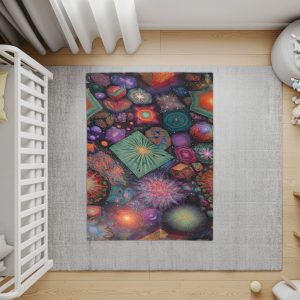 Geometric Universe Cosmic Abstract Art Home Decor Blankets