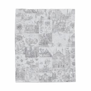 Monuments Sketch Floral Art Home Decoration Dream Blankets